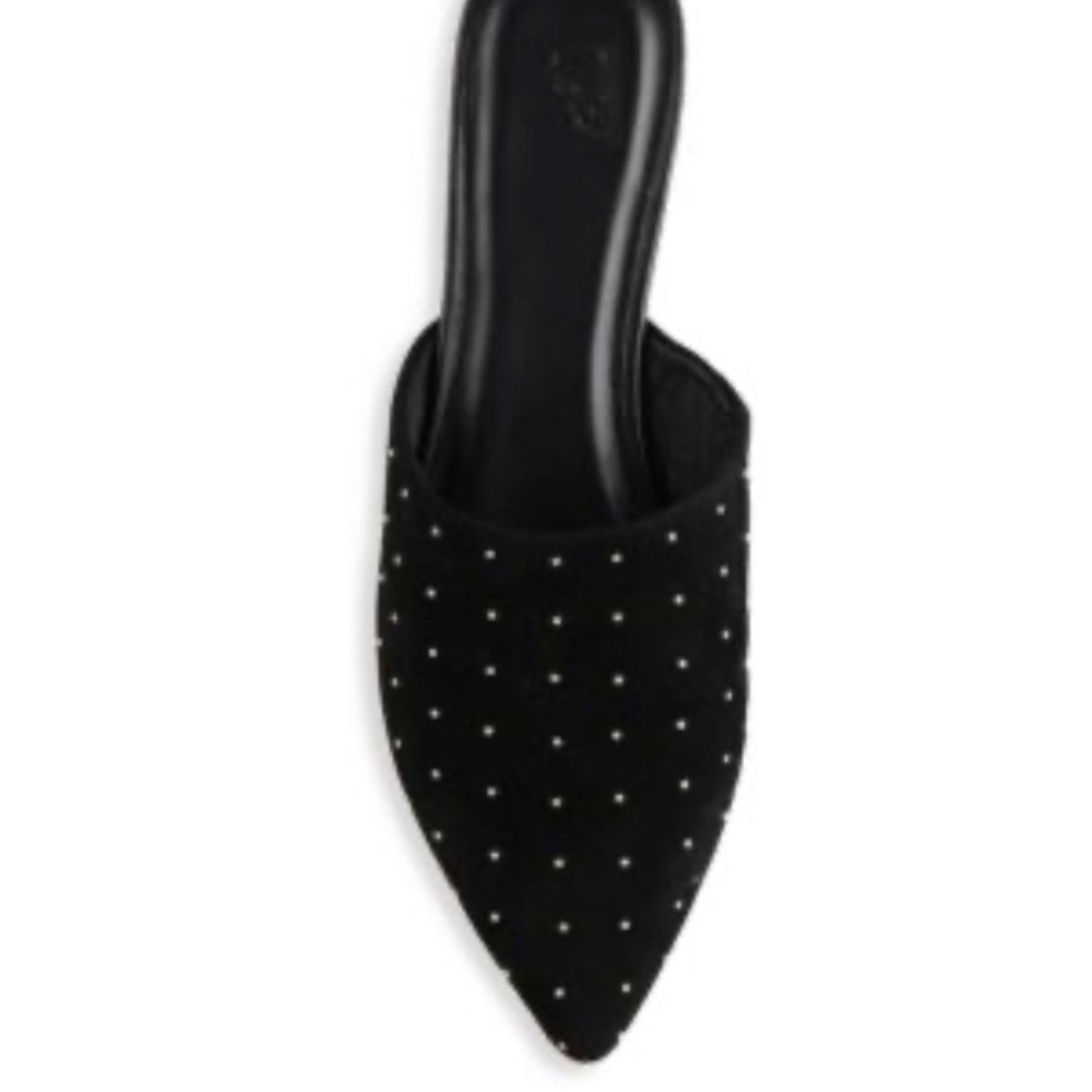 Joie aderes mules 37.5black with gold small embellishment